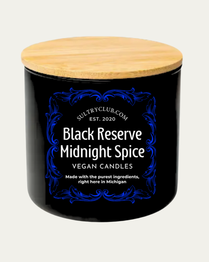 Black Reserve Midnight Spice Vegan Candle