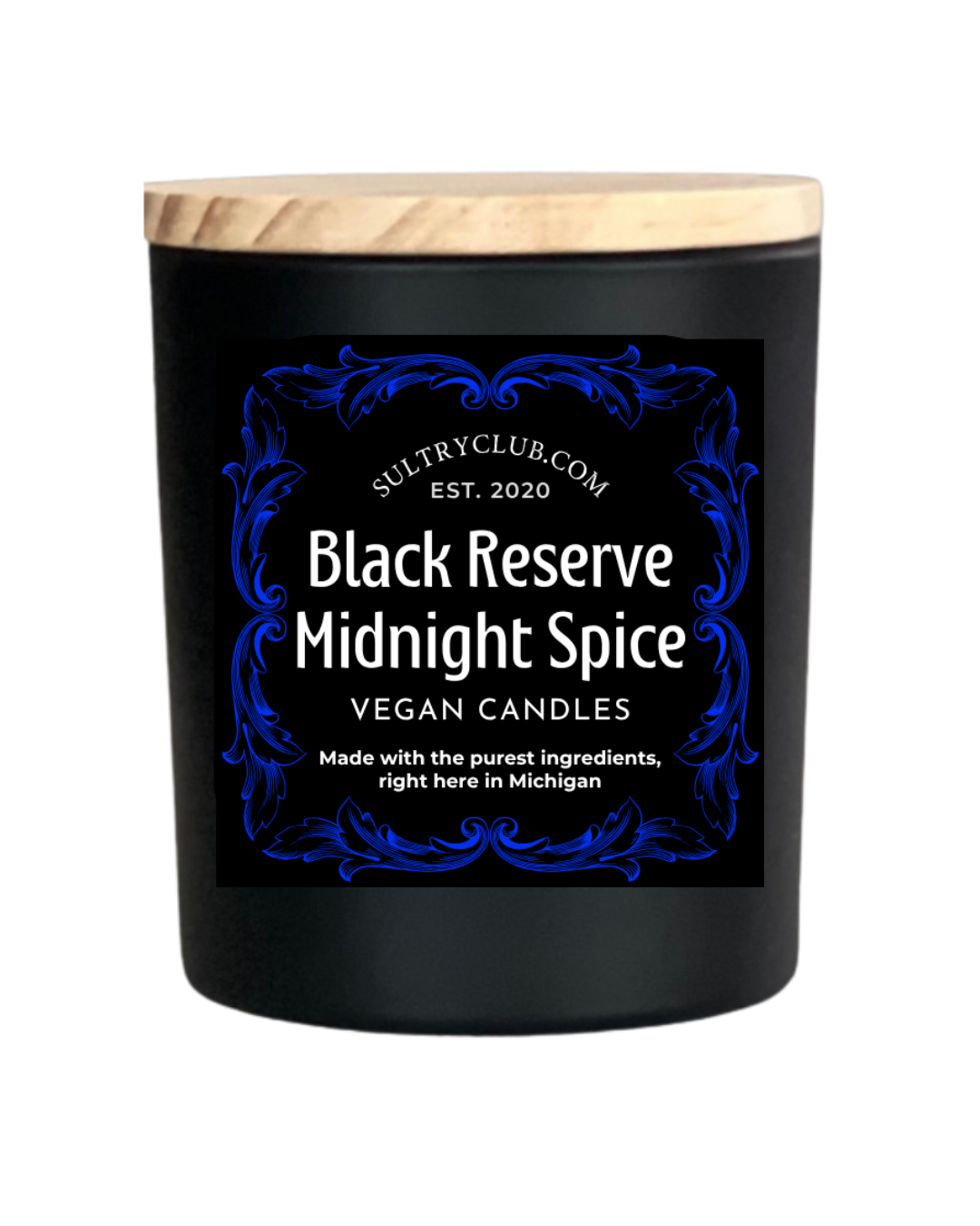 Black Reserve Midnight Spice Vegan Candle