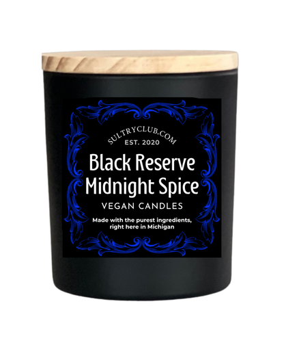 Black Reserve Midnight Spice Vegan Candle