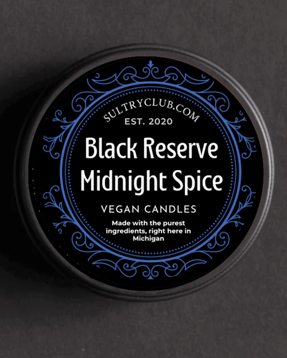 Black Reserve Midnight Spice Vegan Candle