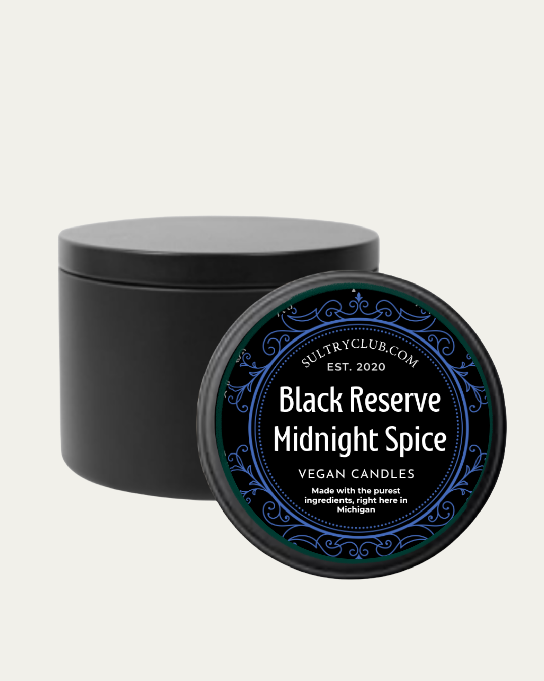 Black Reserve Midnight Spice Vegan Candle