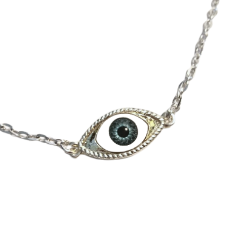 Blue Eye of Horus Charm Necklace