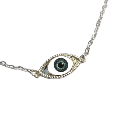 Blue Eye of Horus Charm Necklace