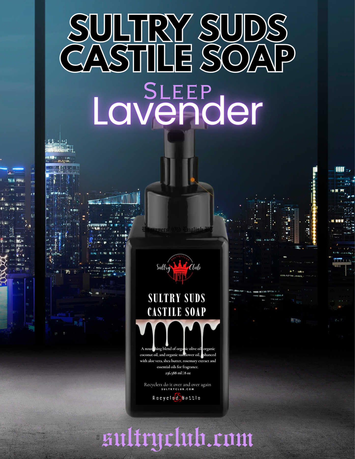 Sultry Suds™ Vegan Foaming Soap (Sleep Lavender)