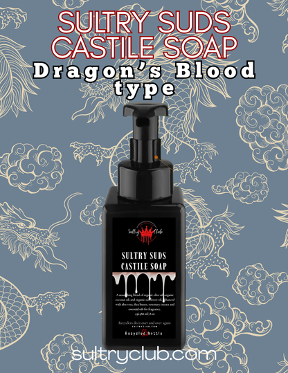 Sultry Suds™ Vegan Foaming Soap (Dragon’s Blood type)