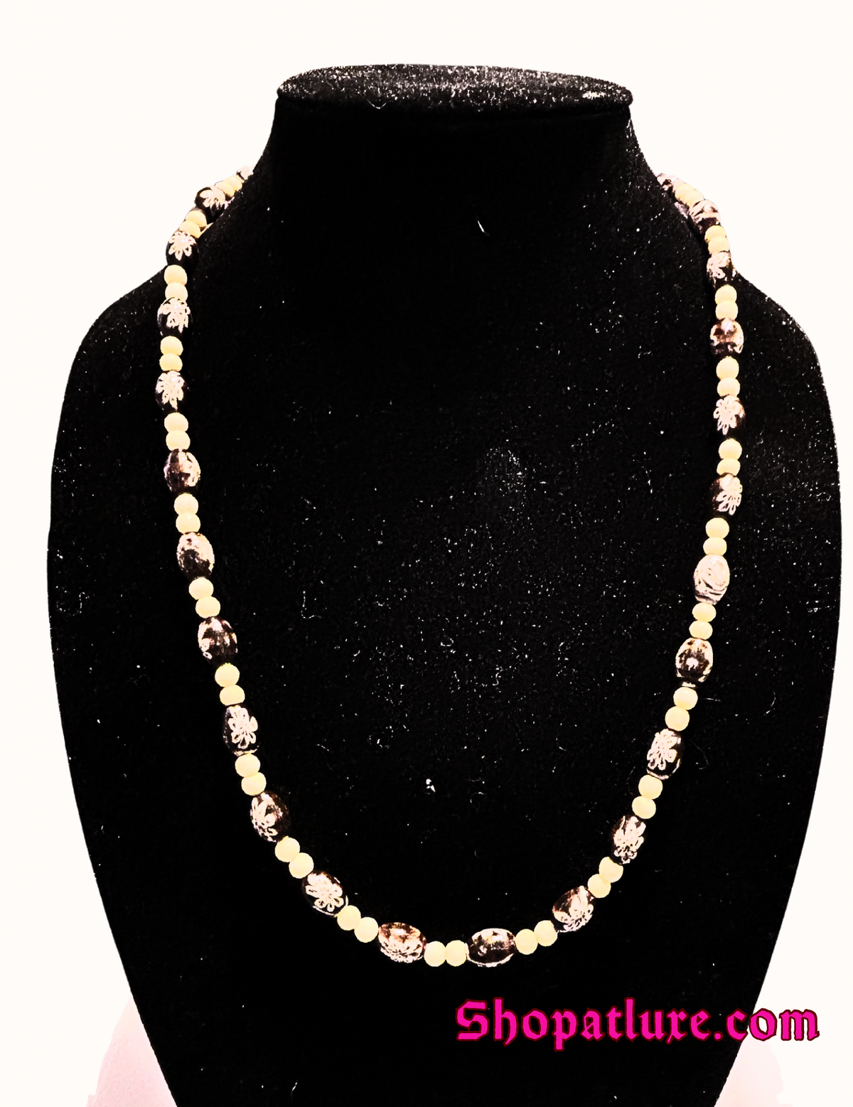 Tribal Hand Beaded Necklace with optional bracelet