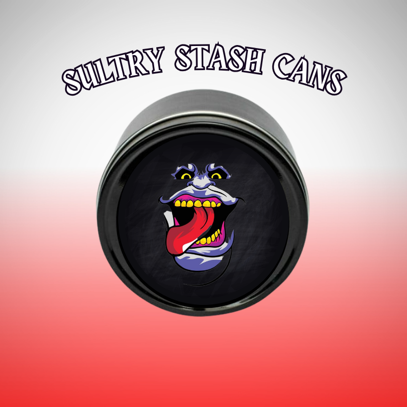 CRAZY FACE Stash Tin - Round Storage Container