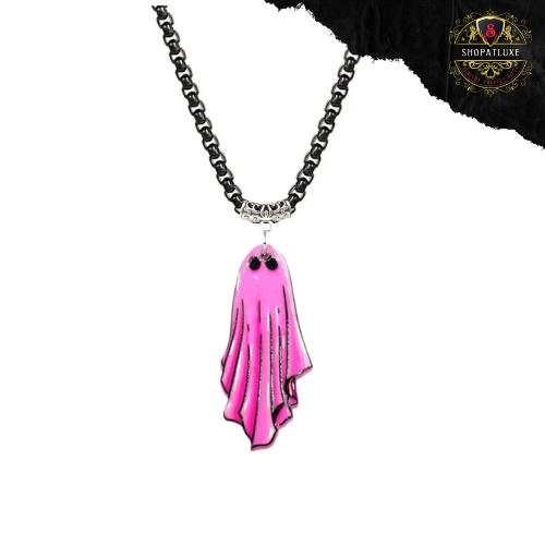 Casper's GF Pink Ghost Necklace