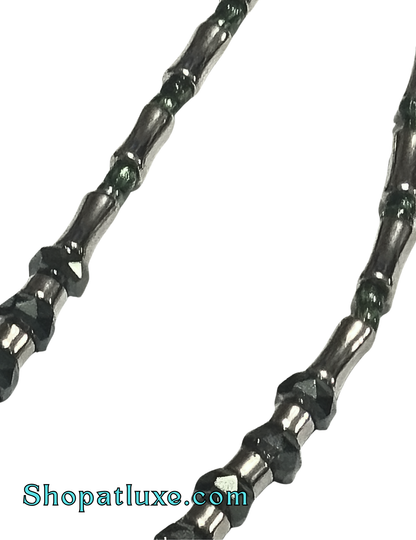 Celtic Knot Triquetra Pendant Beaded Necklace