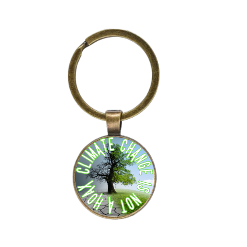 Climate Change Is Not A Hoax Custom Keychain