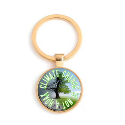 Climate Change Is Not A Hoax Custom Keychain
