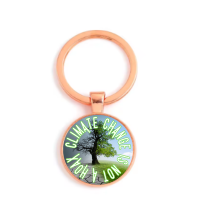 Climate Change Is Not A Hoax Custom Keychain