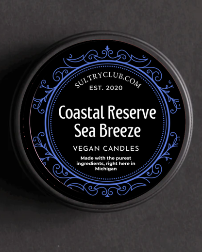 Coastal Reserve Sea Breeze Vegan Candle