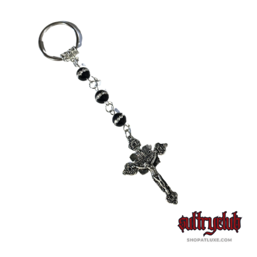 Gothic Crucifix Keyring