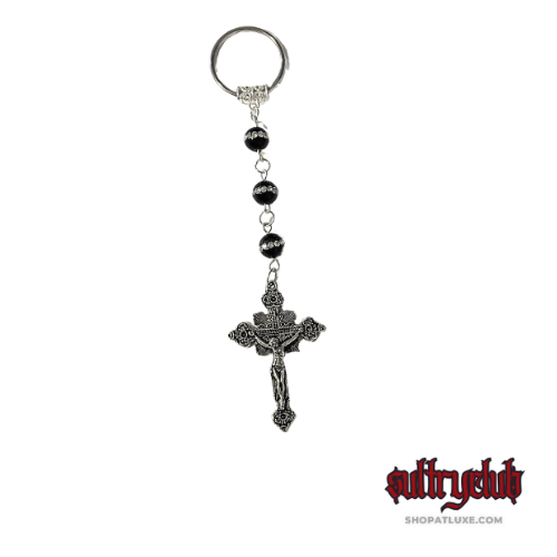 Gothic Crucifix Keyring