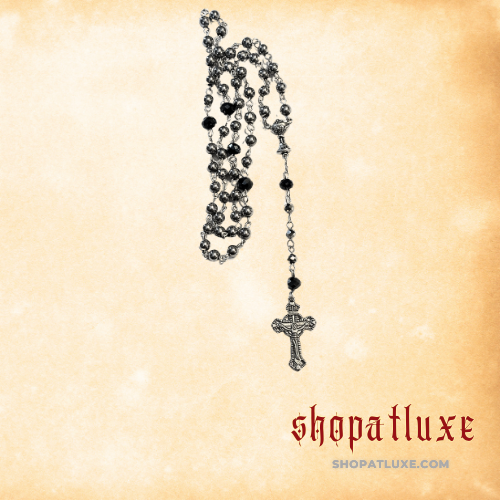 Crystal And Bead Catholic Rosary