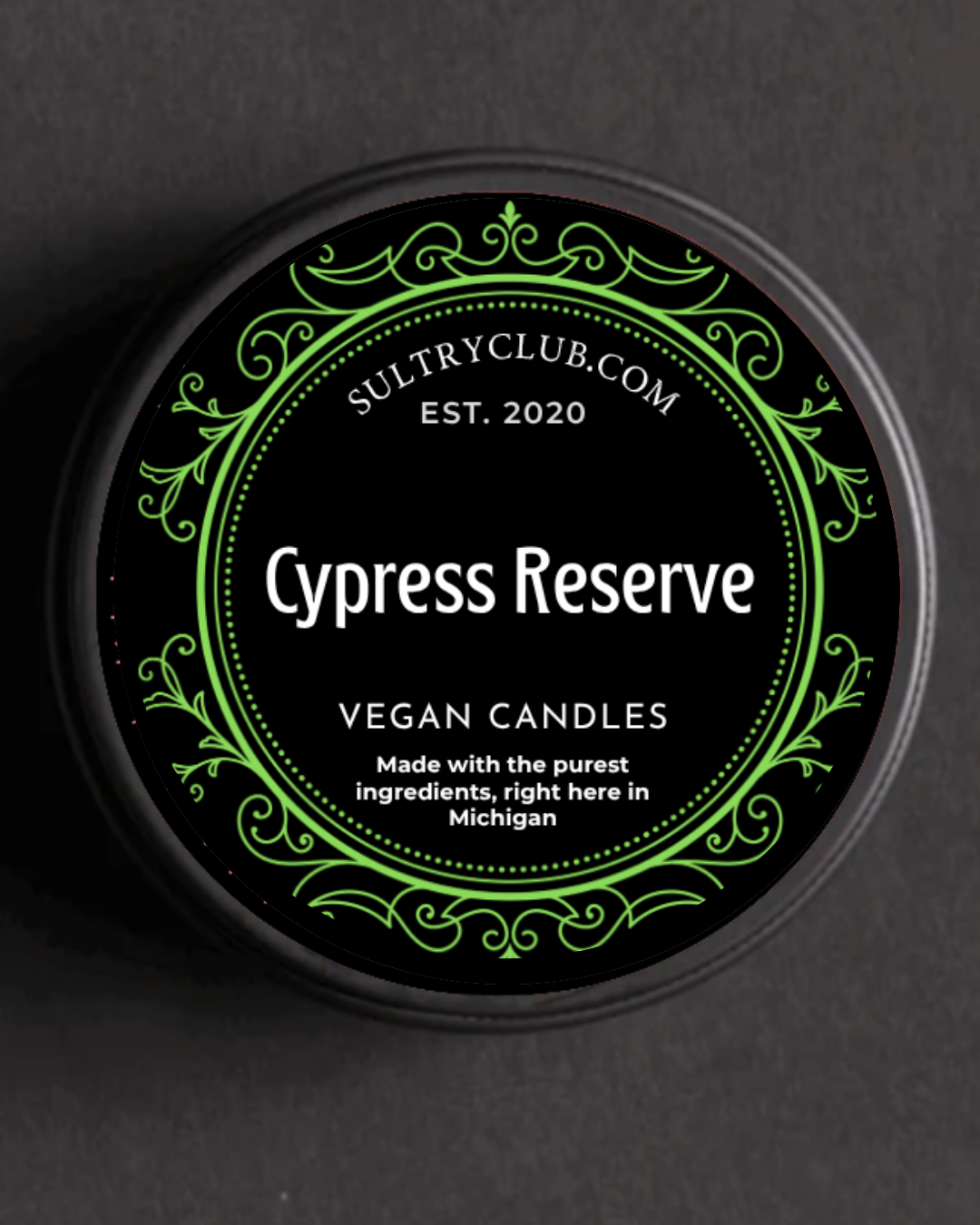 Cypress Reserve Vegan Candle