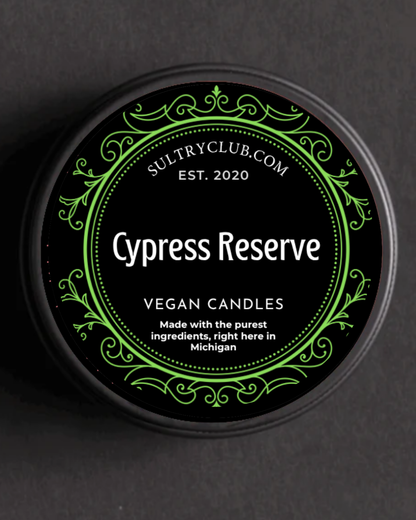 Cypress Reserve Vegan Candle