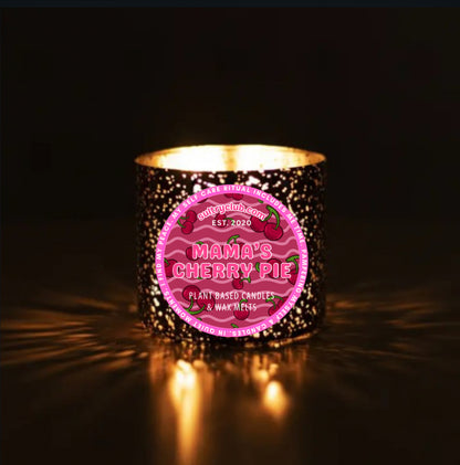 Mama's Cherry Pie Vegan Candle