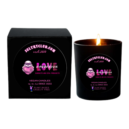 DANGEROUS LOVE Candle (ED HARDY DUPE!)