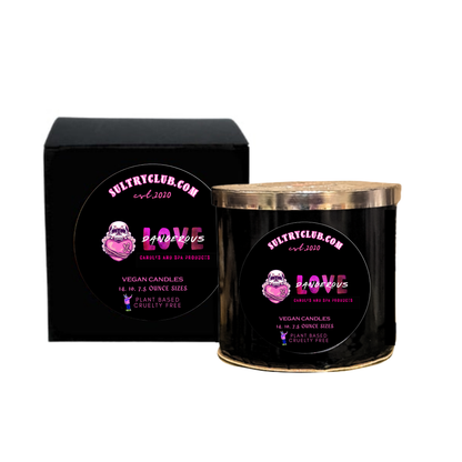 DANGEROUS LOVE Candle (ED HARDY DUPE!)