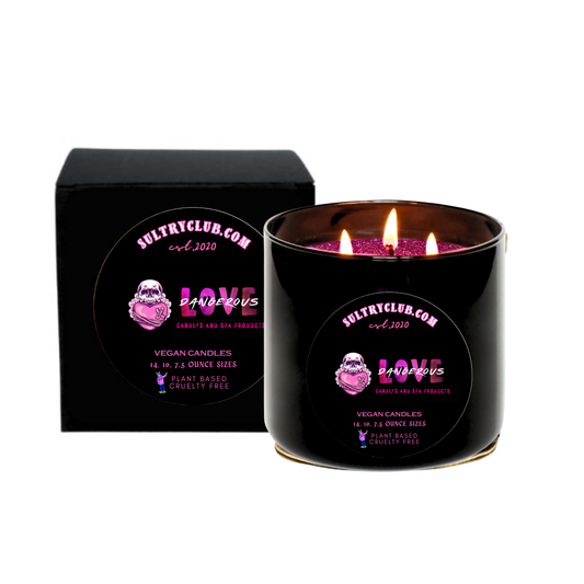 DANGEROUS LOVE Candle (ED HARDY DUPE!)