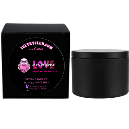 DANGEROUS LOVE Candle (ED HARDY DUPE!)