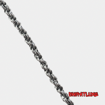 Steel Handwoven Daytime Collar Necklace