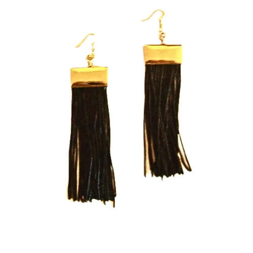 DISCREET CAPTIVE FUN HEAVY TASSEL EARRINGS