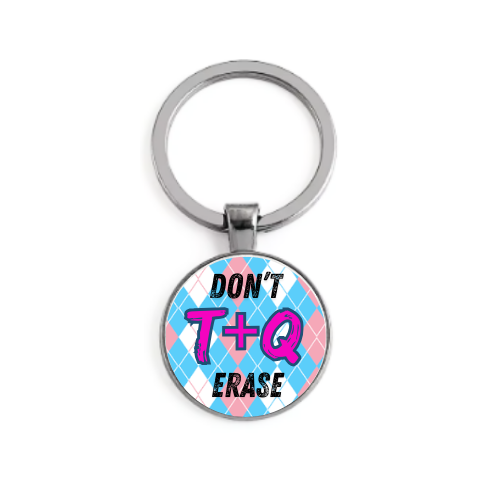 DON'T ERASE F T & Q Custom Keychain