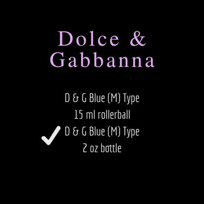 D & G [Dolce & Gabbana] Inspired Fragrances