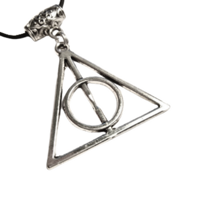 DEATHLY HALLOWS LEATHER NECKLACE