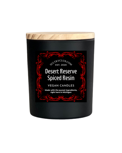 Desert Reserve (Spiced Resin) Vegan Candle