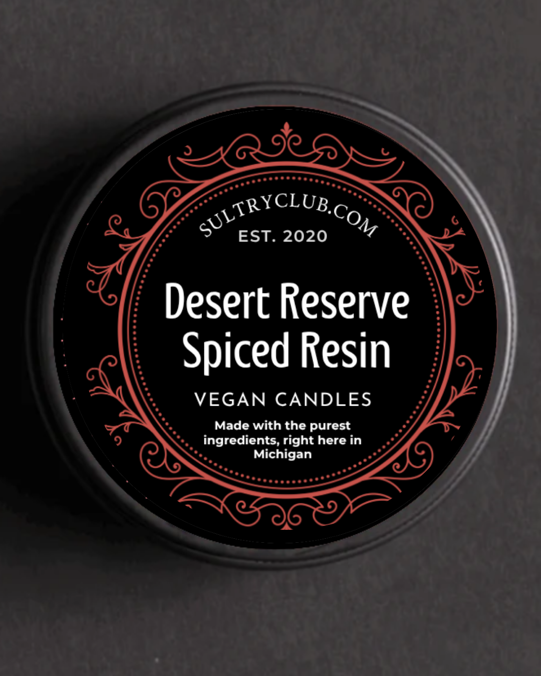 Desert Reserve (Spiced Resin) Vegan Candle
