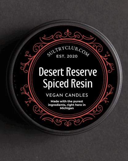 Desert Reserve (Spiced Resin) Vegan Candle