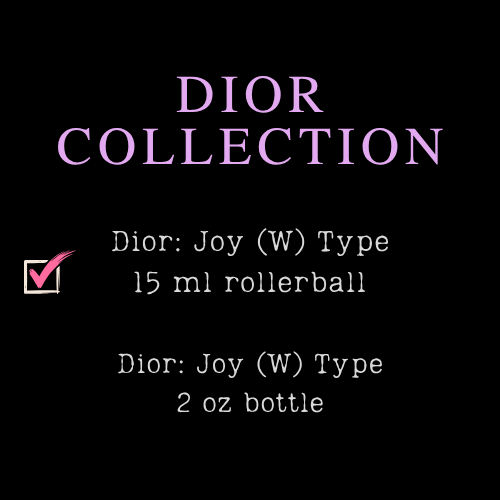 DIOR Inspired Fragrances