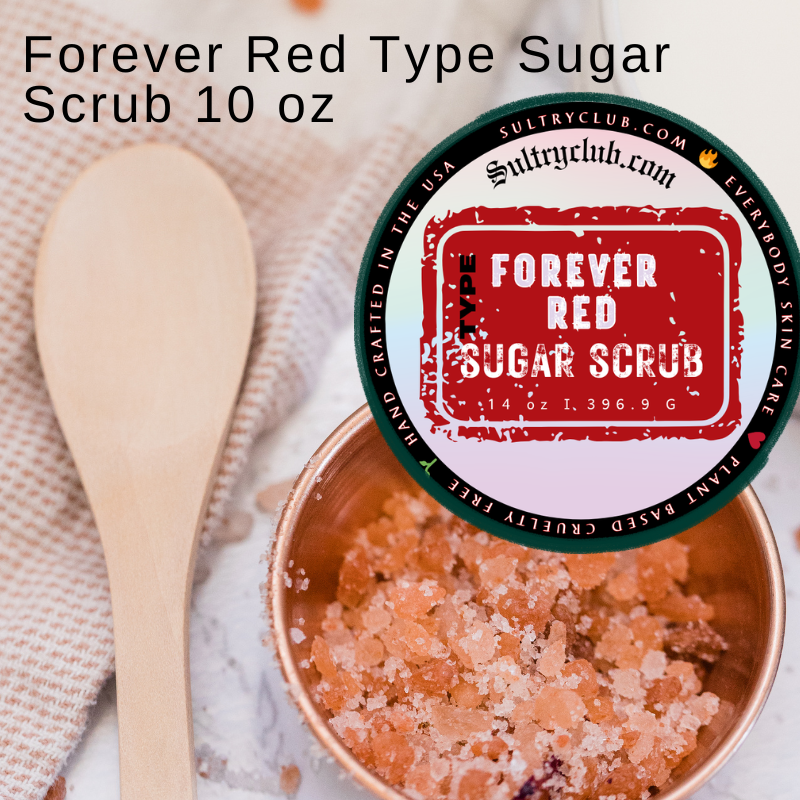 Forever Red Type Sugar Scrub by Sultry Club Spa™