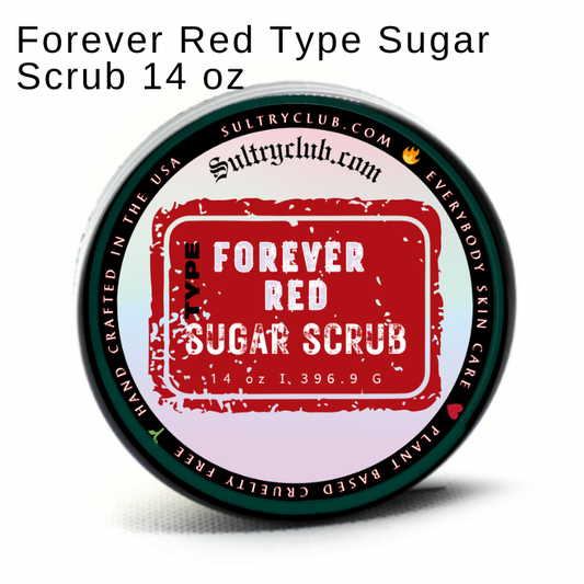 Forever Red Type Sugar Scrub by Sultry Club Spa™
