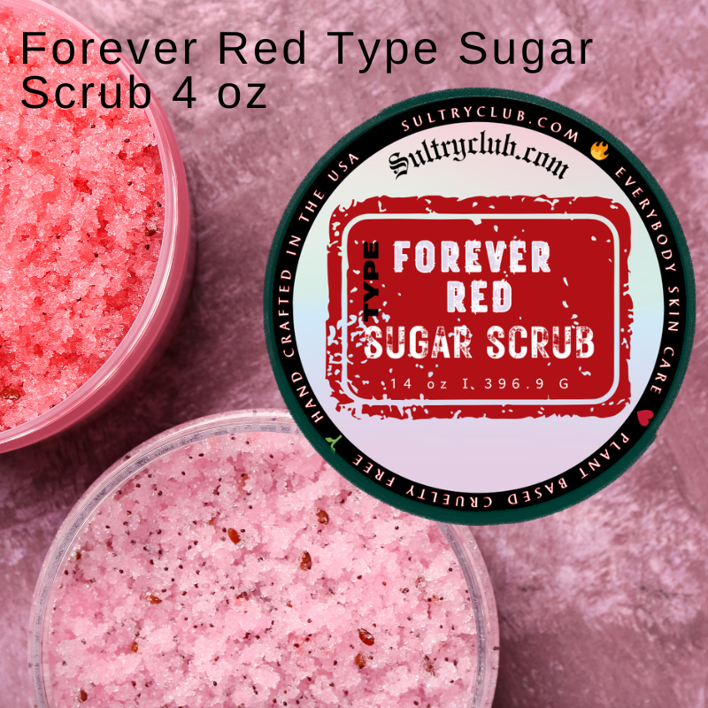 Forever Red Type Sugar Scrub by Sultry Club Spa™