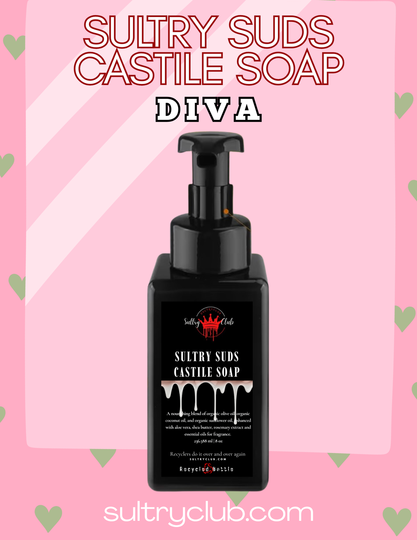 Sultry Suds™ Vegan Foaming Soap (DIVA type)