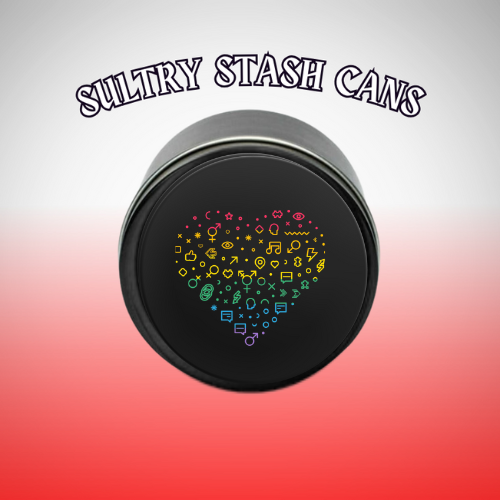 LBGTQ Stash Tin - Round Storage Container (Several Styles)