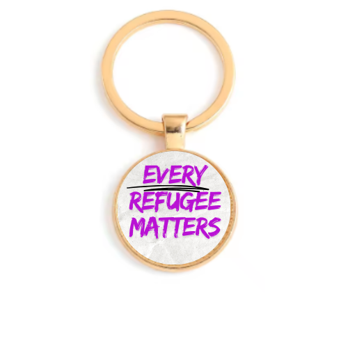 EVERY REFUGEE MATTERS Custom Keychain