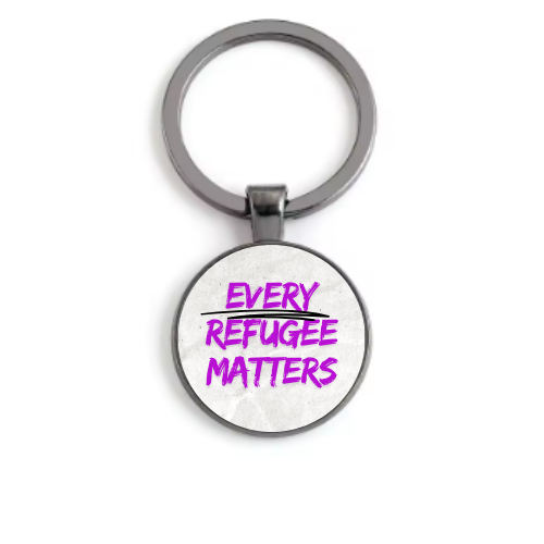 EVERY REFUGEE MATTERS Custom Keychain