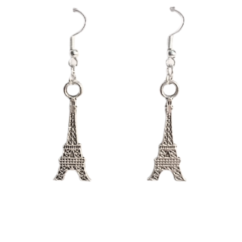 EIFFEL TOWER CHARM EARRINGS