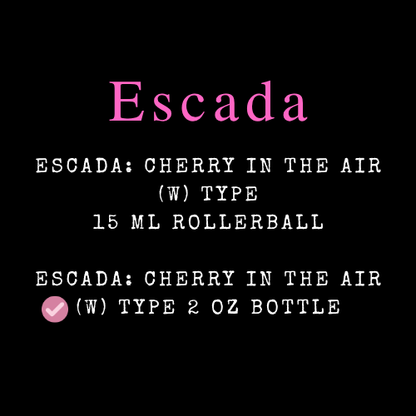 Escada Inspired Fragrances