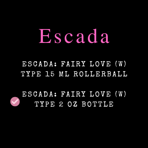 Escada Inspired Fragrances
