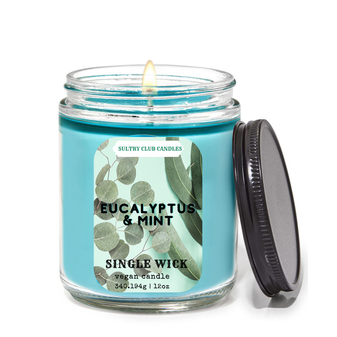 Eucalyptus & Mint Vegan Candle