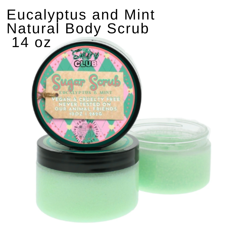 Eucalyptus and Mint Sugar Scrub™ by Sultry Club Spa