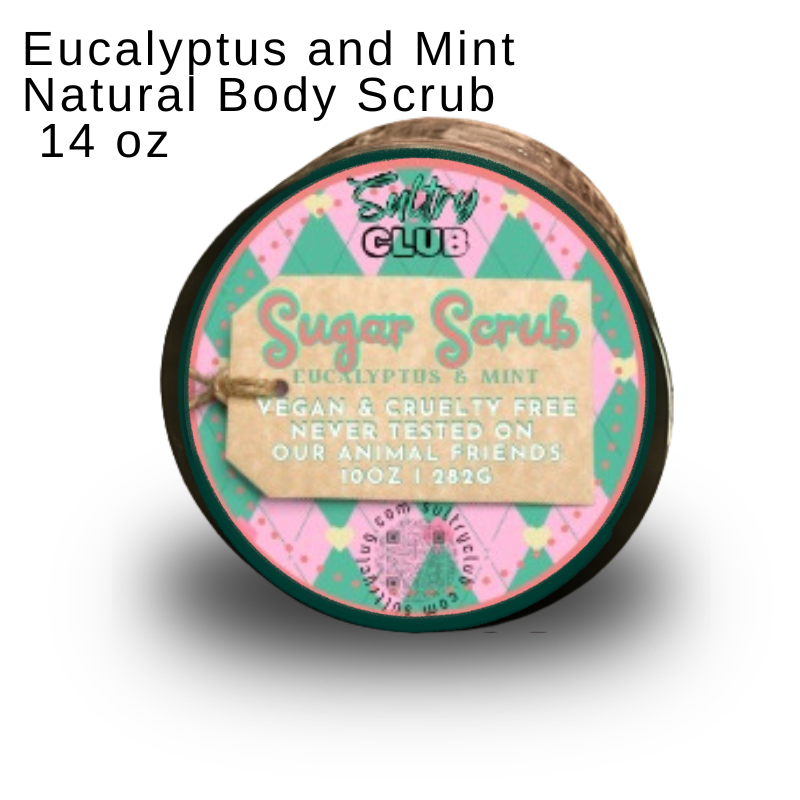 Eucalyptus and Mint Sugar Scrub™ by Sultry Club Spa