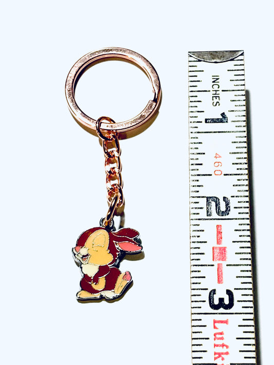 Thumper Rabbit Charm Keychain